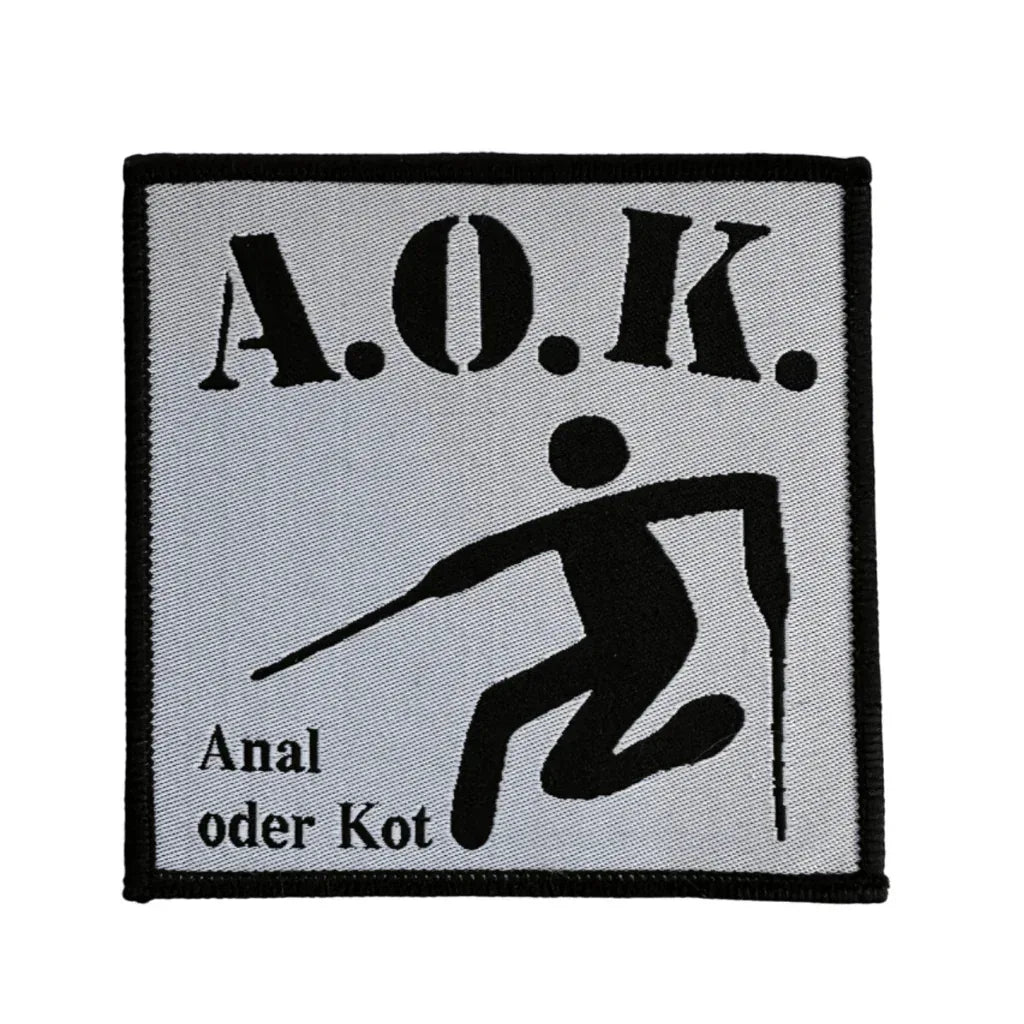 A.O.K Patch · Anal oder Kot (10cm x 10cm) - Totenkopf.com