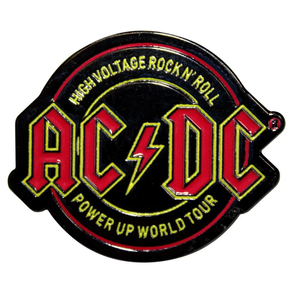 AC/DC Anstecker Pin Rund · Power Up Tour (Ø 3cm) - Totenkopf.com
