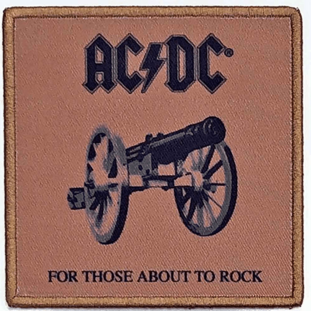 AC/DC Aufnäher Patch - Motiv: Brown Colour - For Those About To Rock
