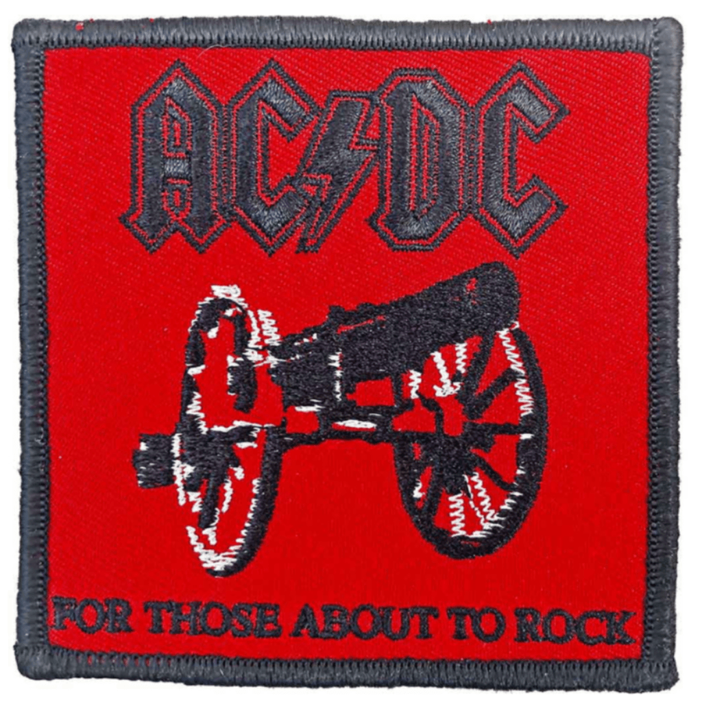 AC/DC Aufnäher Patch - Motiv: Red Colour - For Those About To Rock