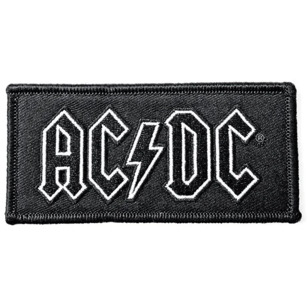 AC-DC-Aufnaeher-Patch-Logo-Schwarz - Totenkopf.com