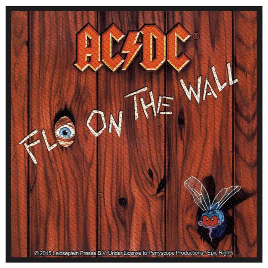 AC/DC Patch · Fly On The Wall (10cm x 10cm) - Totenkopf.com