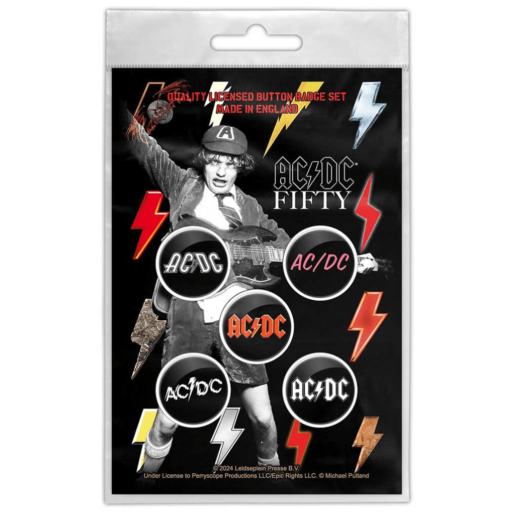 AC/DC Button · FIFTY · Band Merch