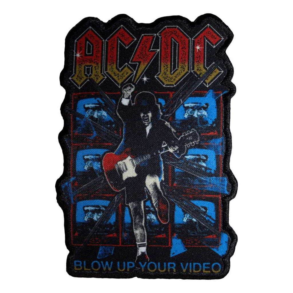 AC/DC Patch · Blow Up Your Video Cut Out (7cm x 10cm) - Totenkopf.com