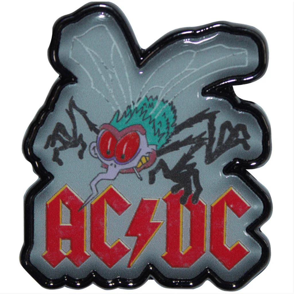 AC/DC Anstecker Pin · Fly (3cm x 4cm) - Totenkopf.com