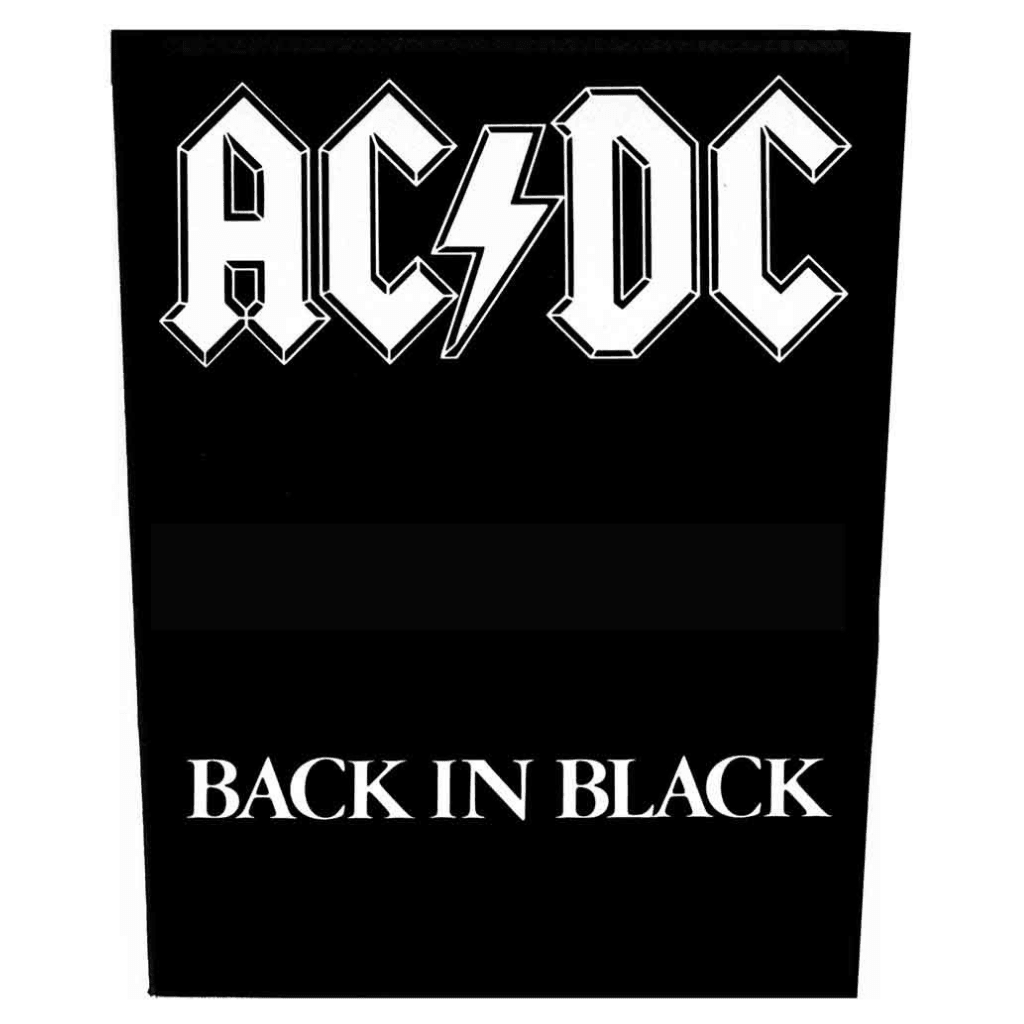 AC/DC Backpatch · Back in Black
