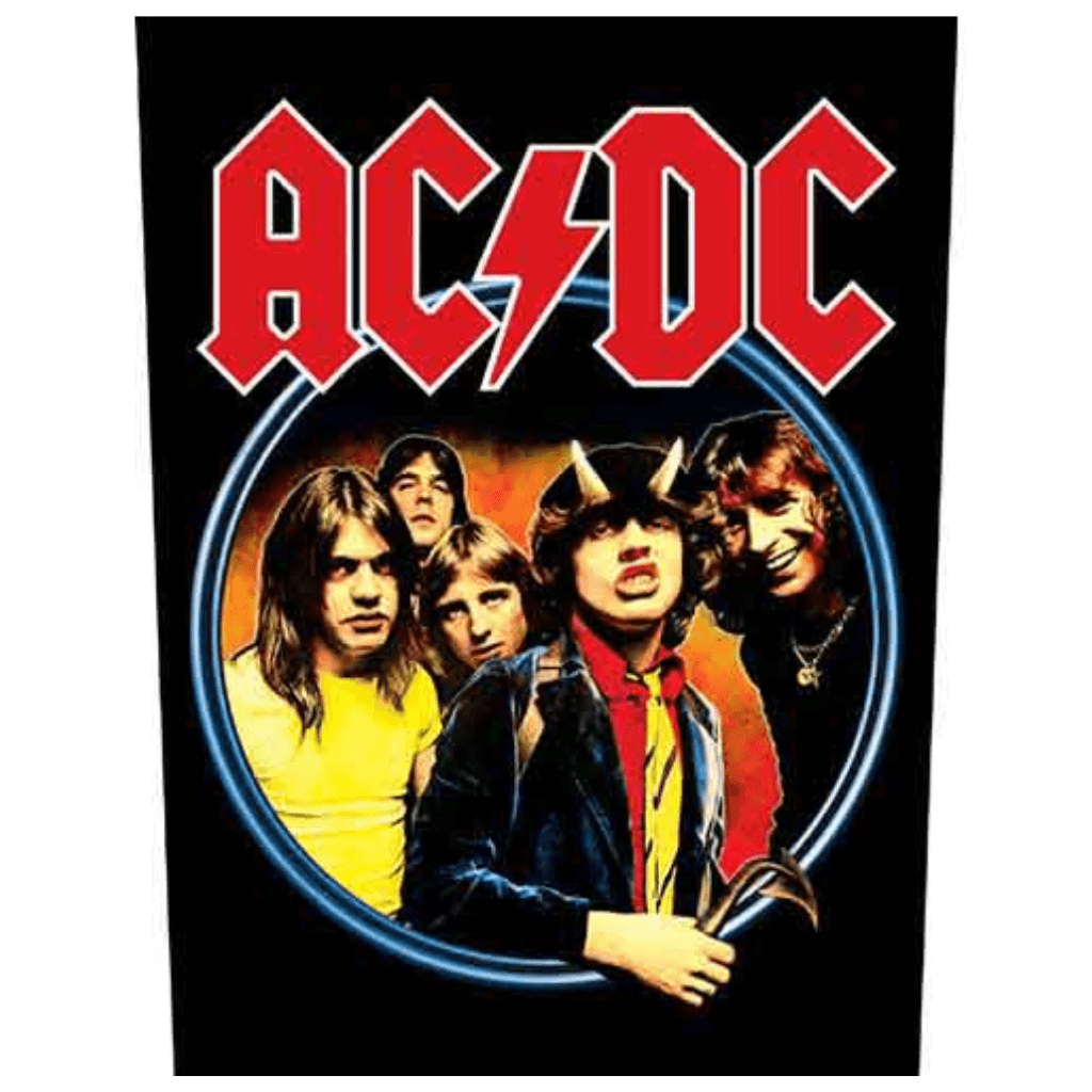 AC/DC Backpatch Rückenaufnäher · Highway to Hell - Totenkopf.com