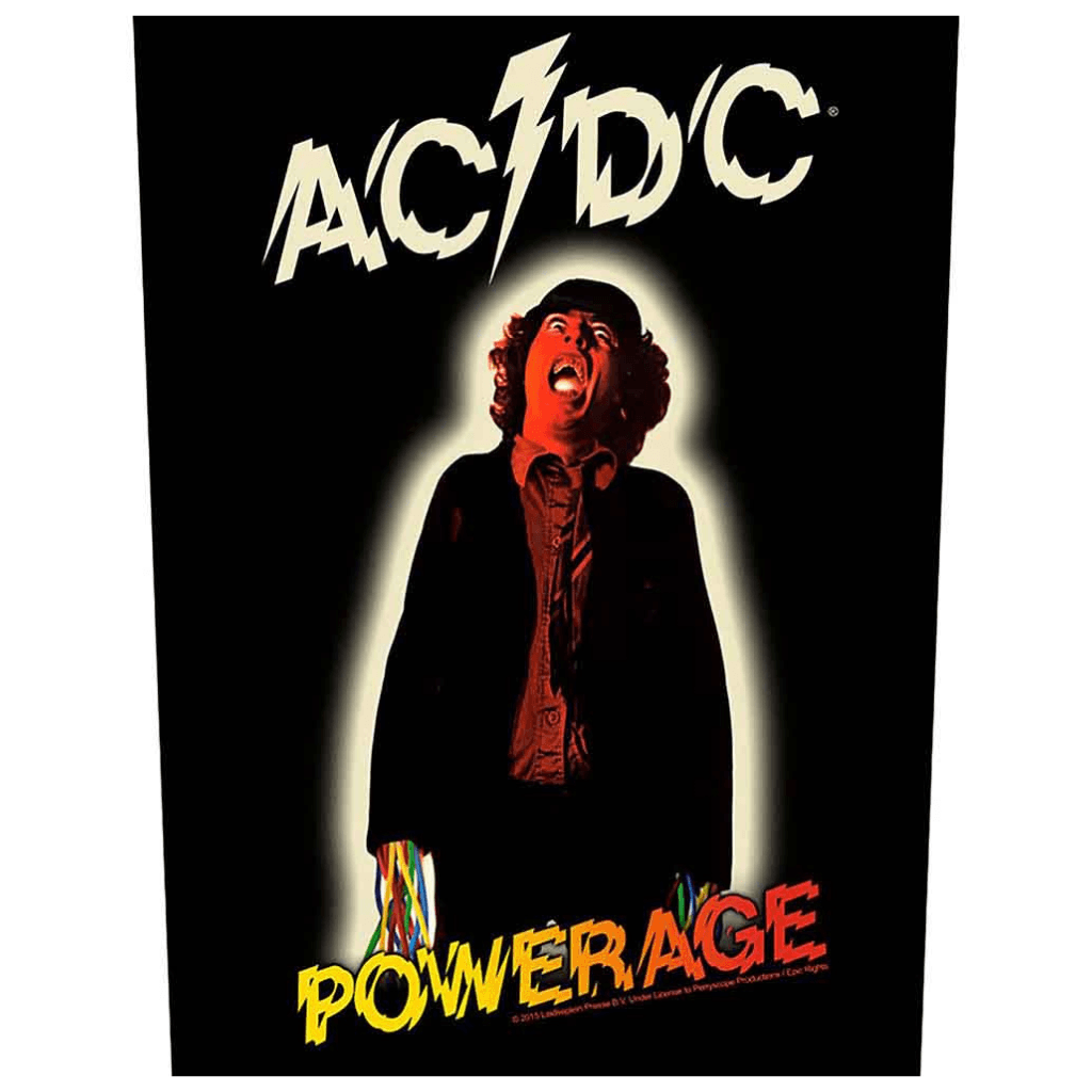 AC/DC Backpatch Rückenaufnäher · Powerage - Totenkopf.com