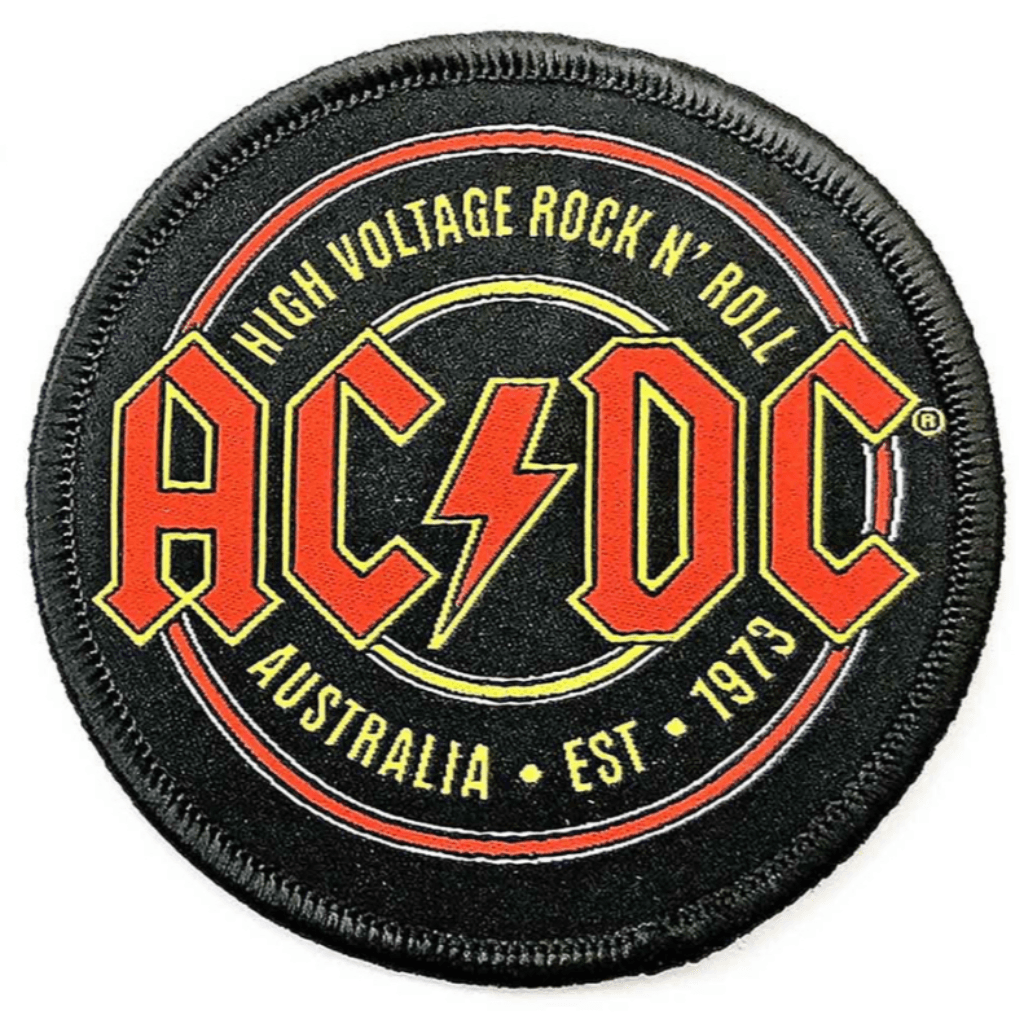 AC DC Aufnäher Patch Est. 1973