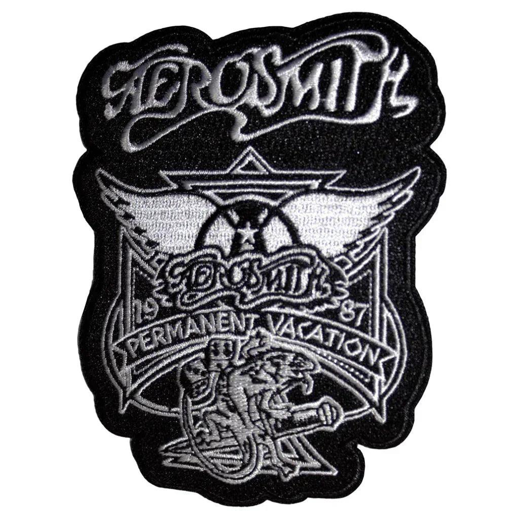 Aerosmith-Patch-Cut-Out-Permanent-Vacation - Totenkopf.com