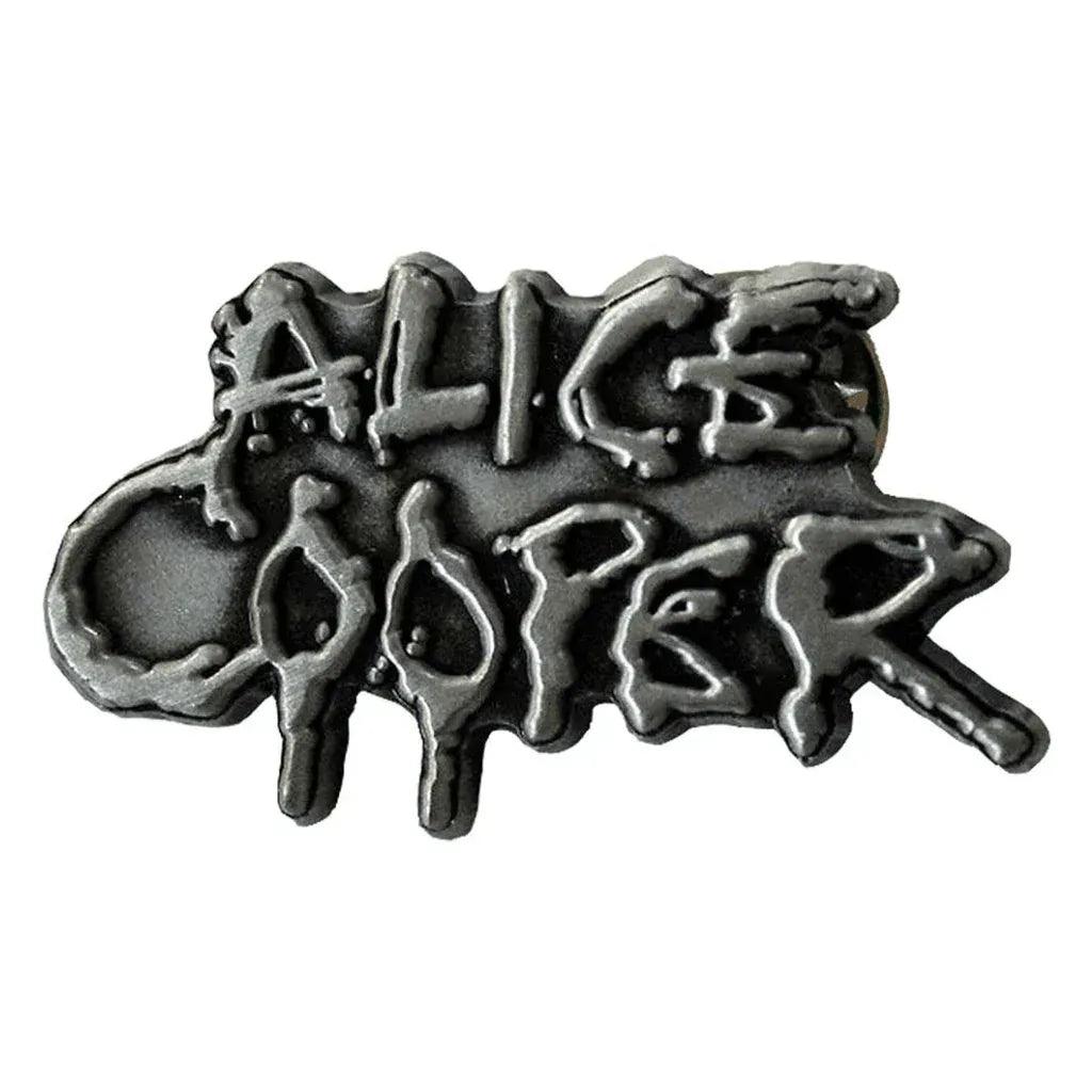Alice-Cooper-Anstecker-Logo-Pin - Totenkopf.com