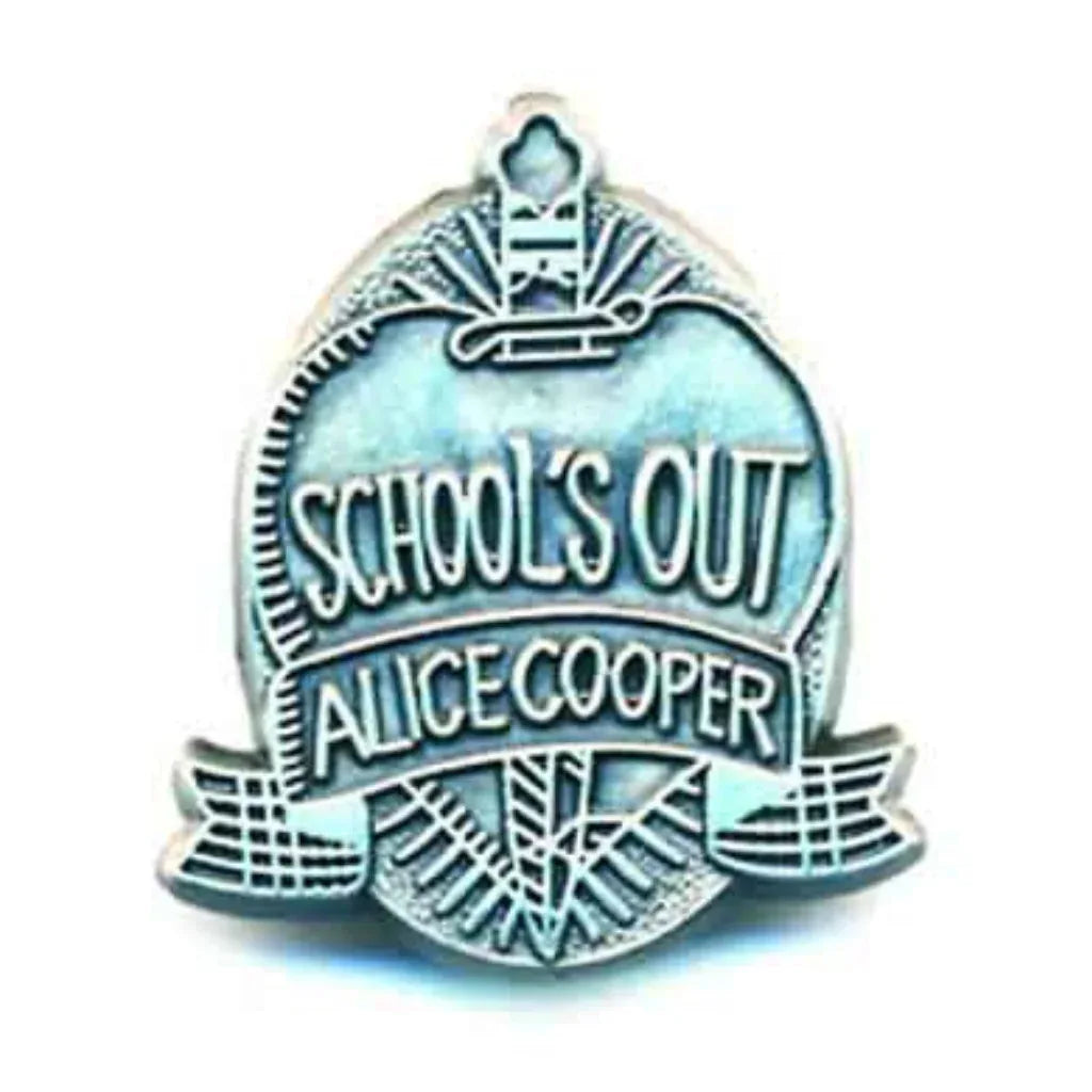 Alice Cooper Anstecker Pin · Schools Out (3cm x 4cm) - Totenkopf.com
