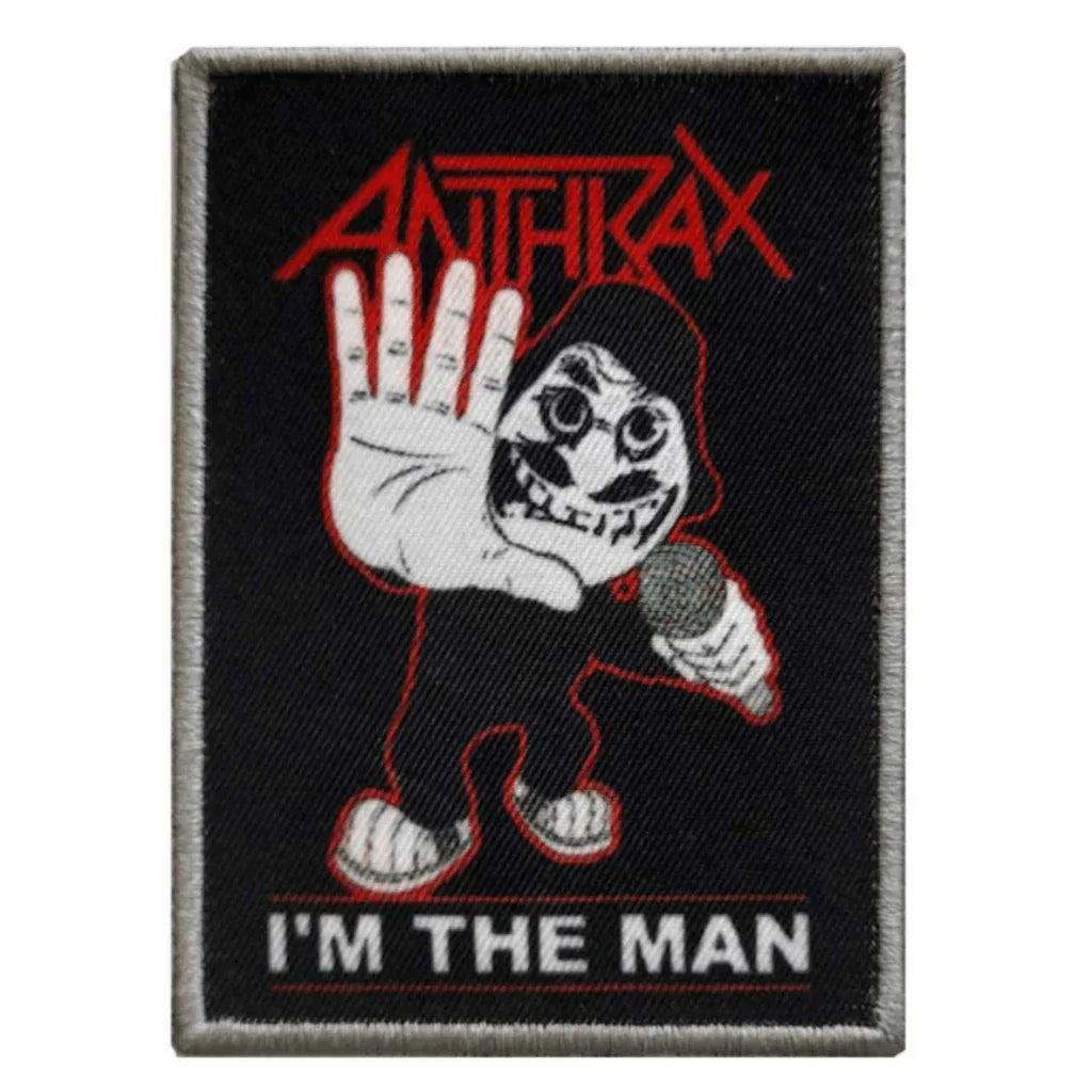Anthrax Patch · I Am The Man (6cm x 8cm) - Totenkopf.com
