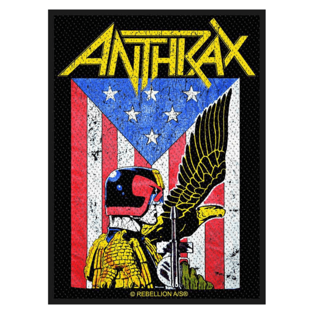 Anthrax Aufnäher Patch - Motiv: Judge Dredd