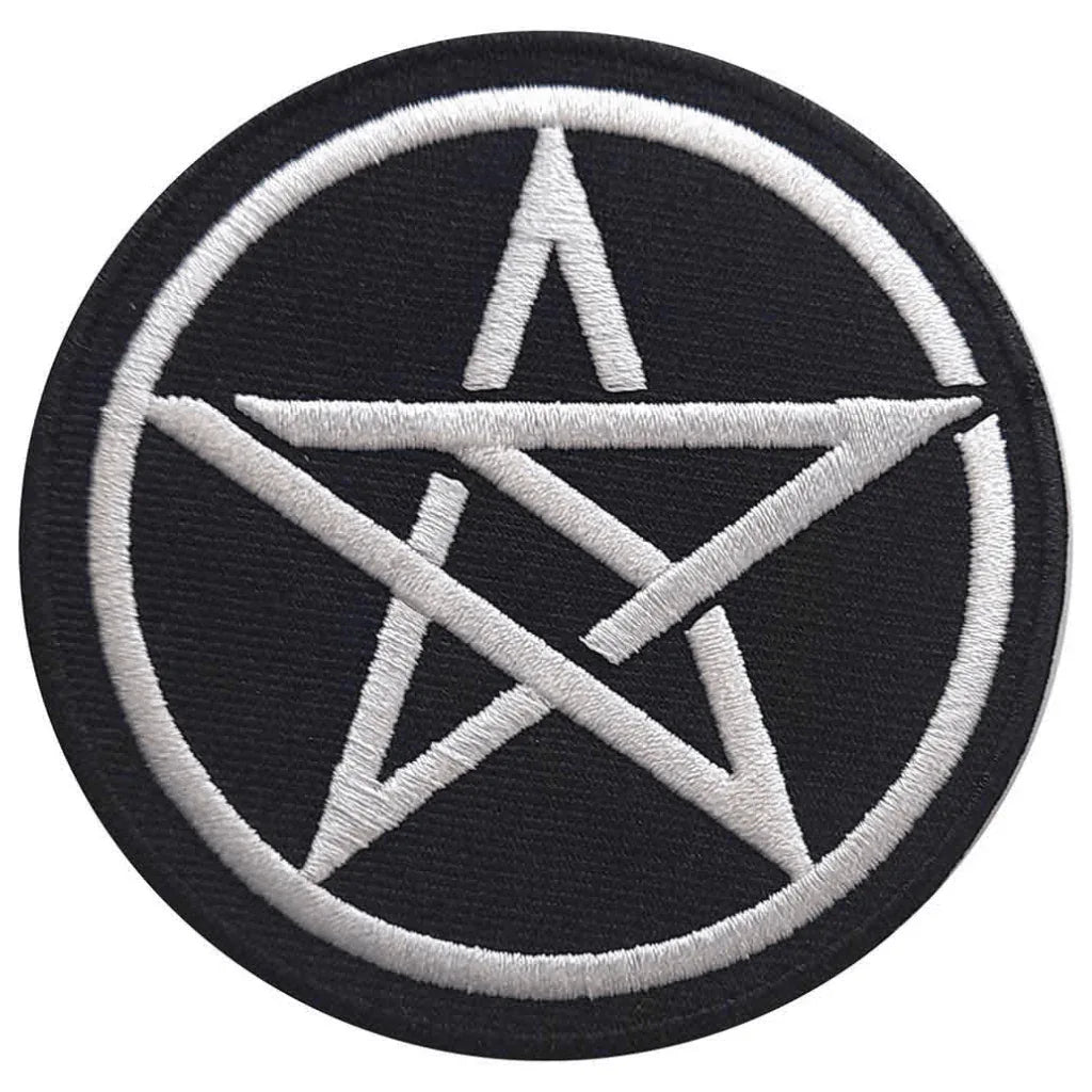 Anthrax Patch Rund · Pentathrax Pentagram - Totenkopf.com