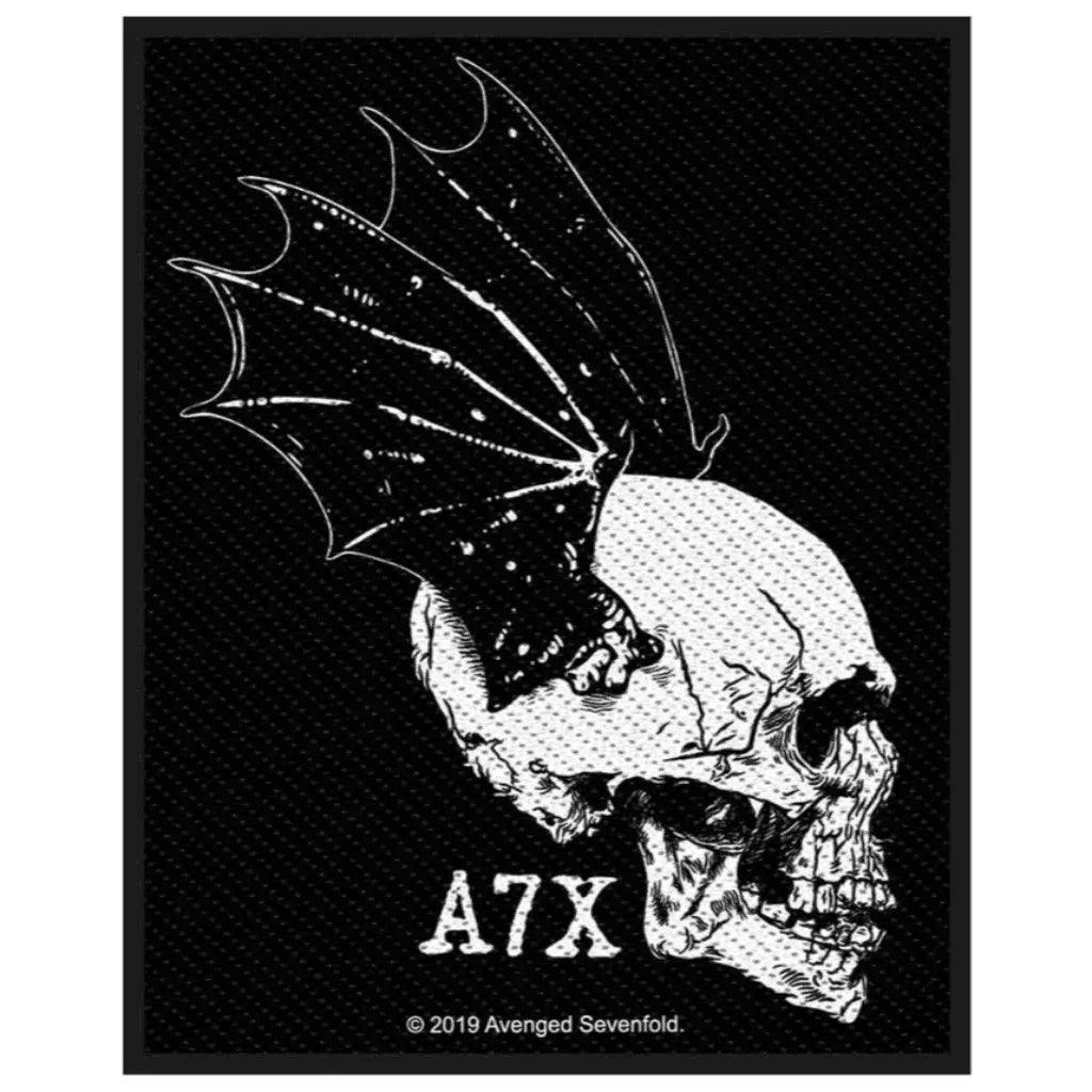 Avenged-Sevenfold-Aufnaeher-Patch-Skull-Profile - Totenkopf.com