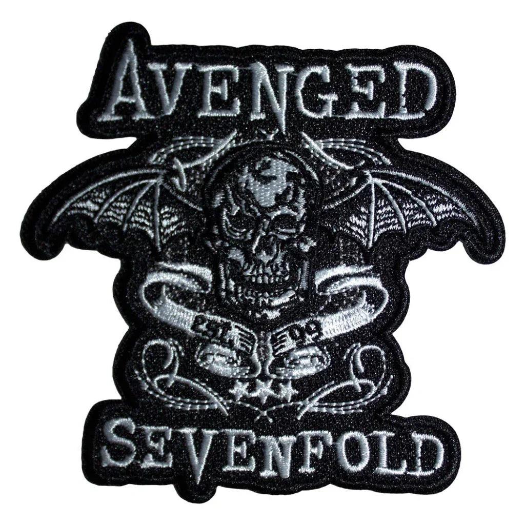 Avenged-Sevenfold-Patch-Deathbat-Banner-Cut - Totenkopf.com