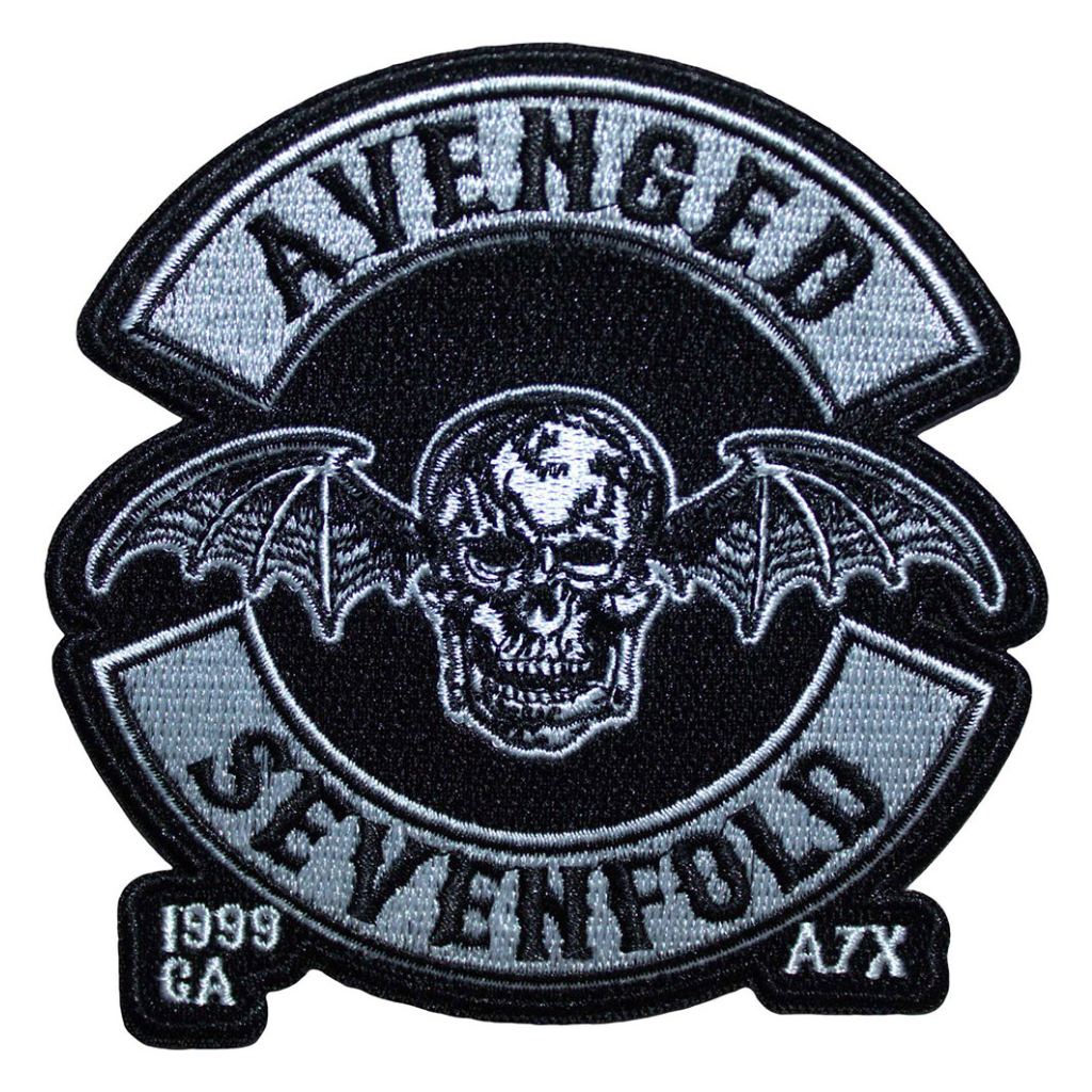 Avenged Sevenfold Patch · Deathbat Crest Cut Out