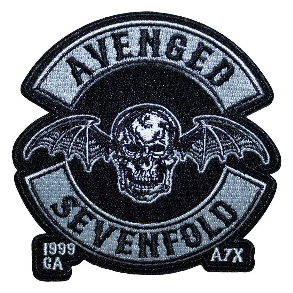 Avenged-Sevenfold-Patch-Deathbat-Crest-Cut-Out - Totenkopf.com