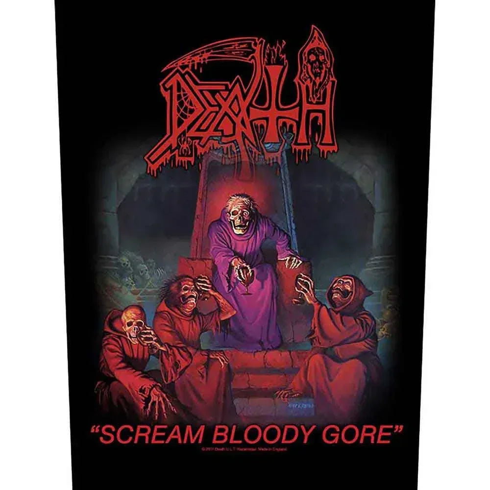 Death Backpatch Rückenaufnäher · Scream Bloody Gore (29cm x 34cm) - Totenkopf.com