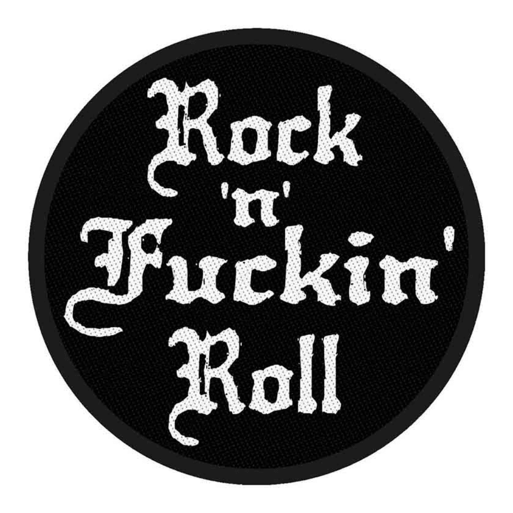 Biker Patch · Fuckin Rock n Roll