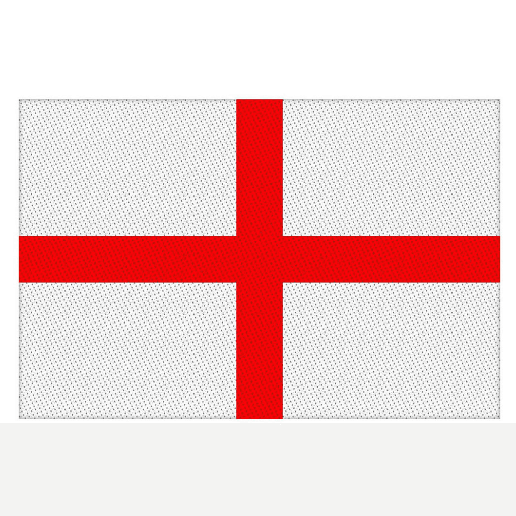 Biker Patch · St. Georges Cross Flag