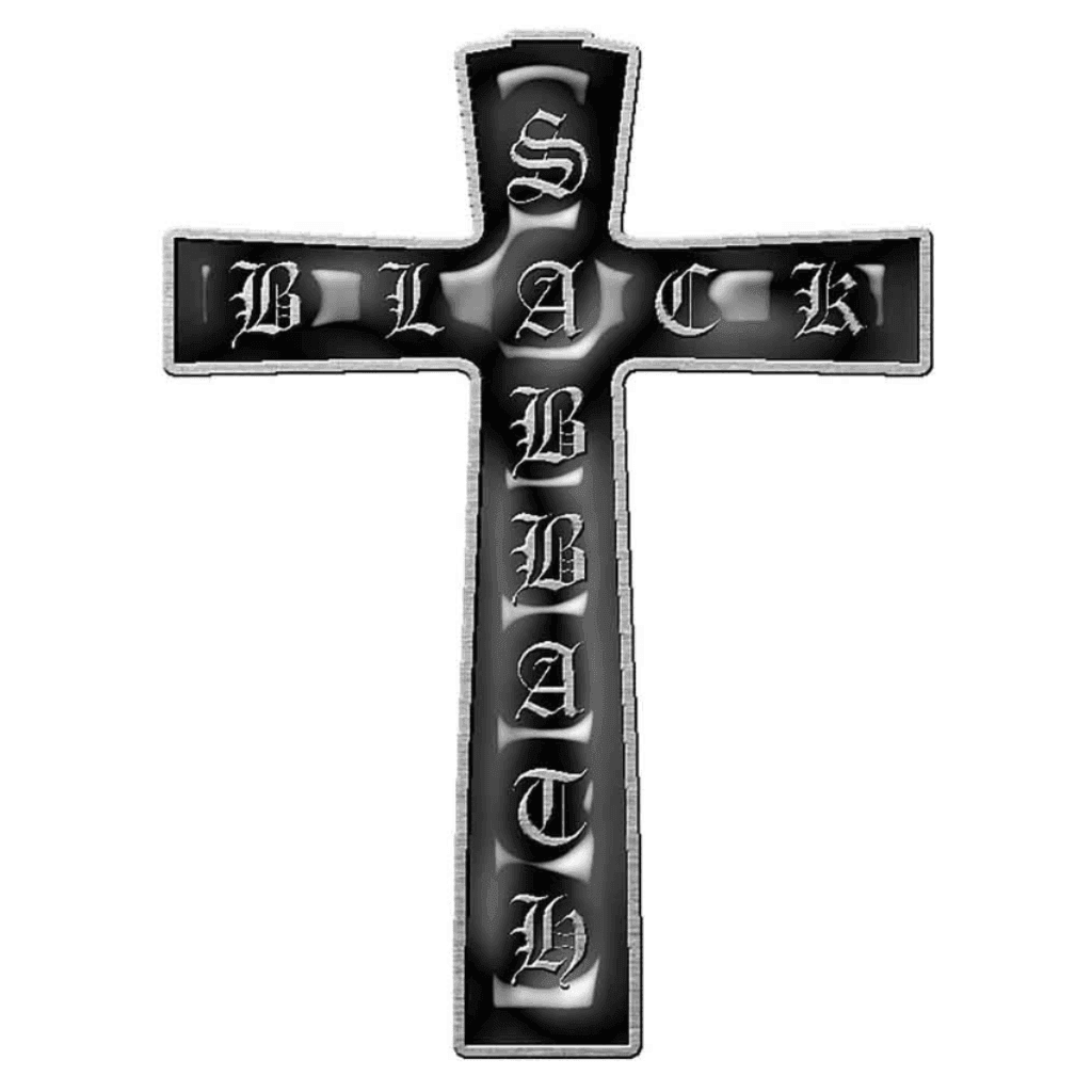 Black Sabbath Anstecker · Cross · Band Merch