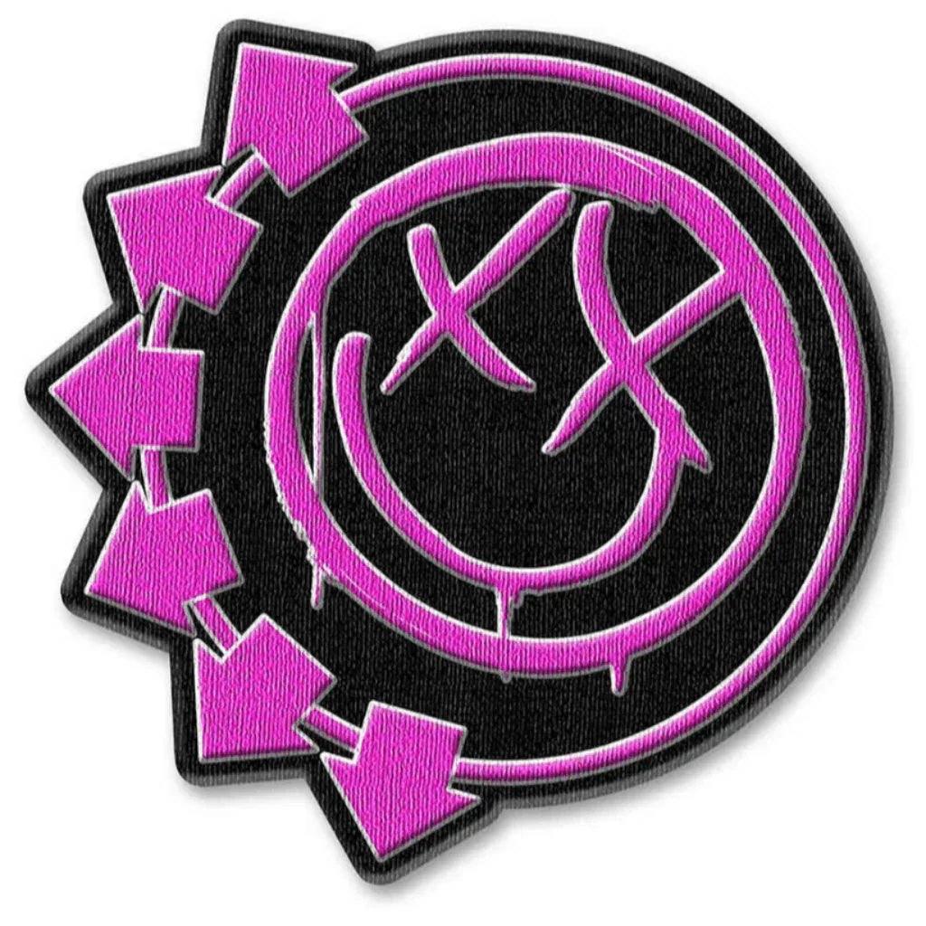 Blink-182-Aufnaeher-Patch-Neon-Six-Arrows-Smile - Totenkopf.com