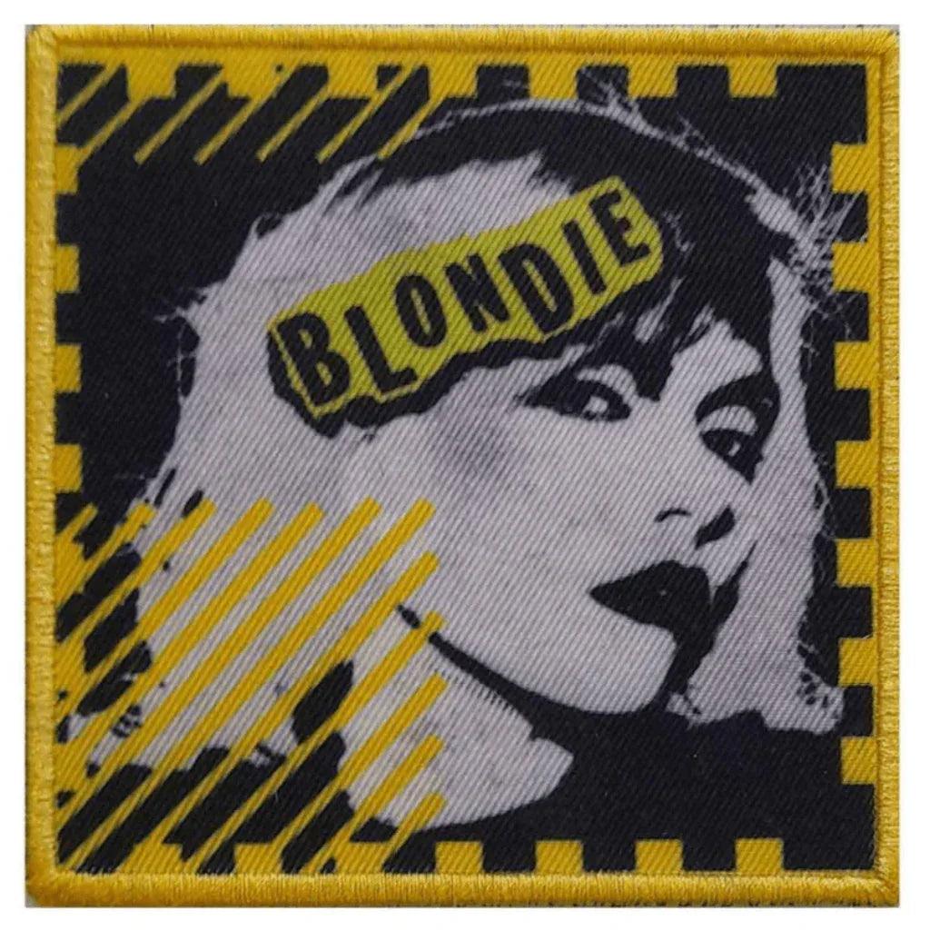 Blondie-Patch-Aufnaeher-Punk-Logo-Mono - Totenkopf.com