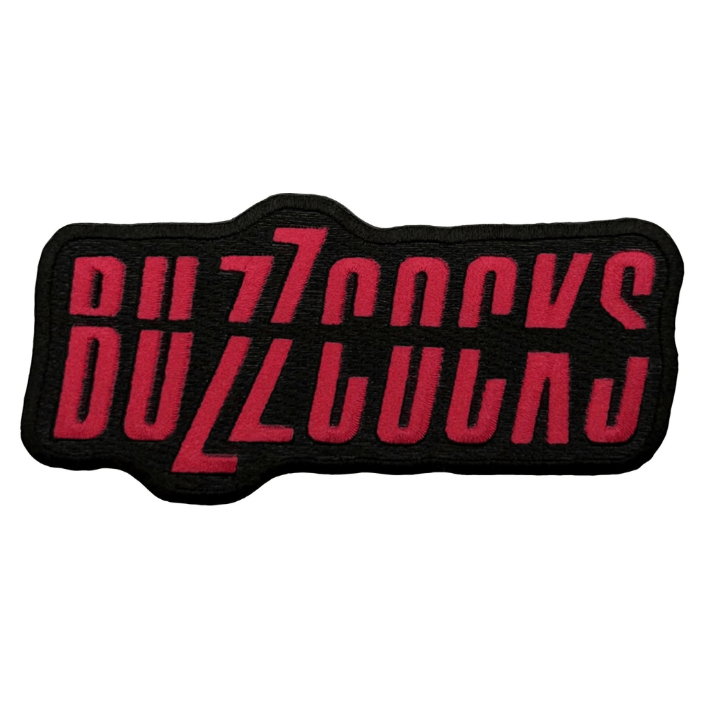 Buzzcocks Patch · Logo Stripe Black Red