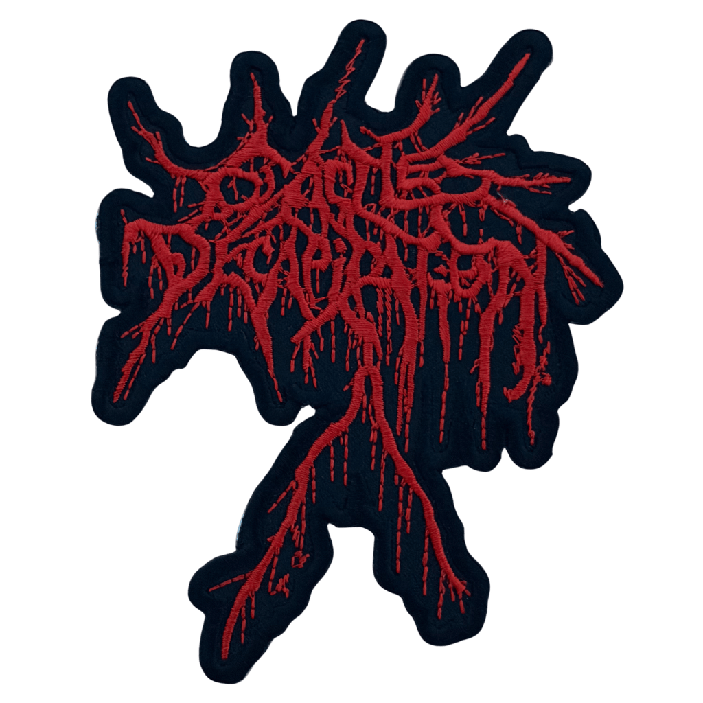 CATTLE-DECAPITATION-patch-Red-Logo-cut-out - Totenkopf.com