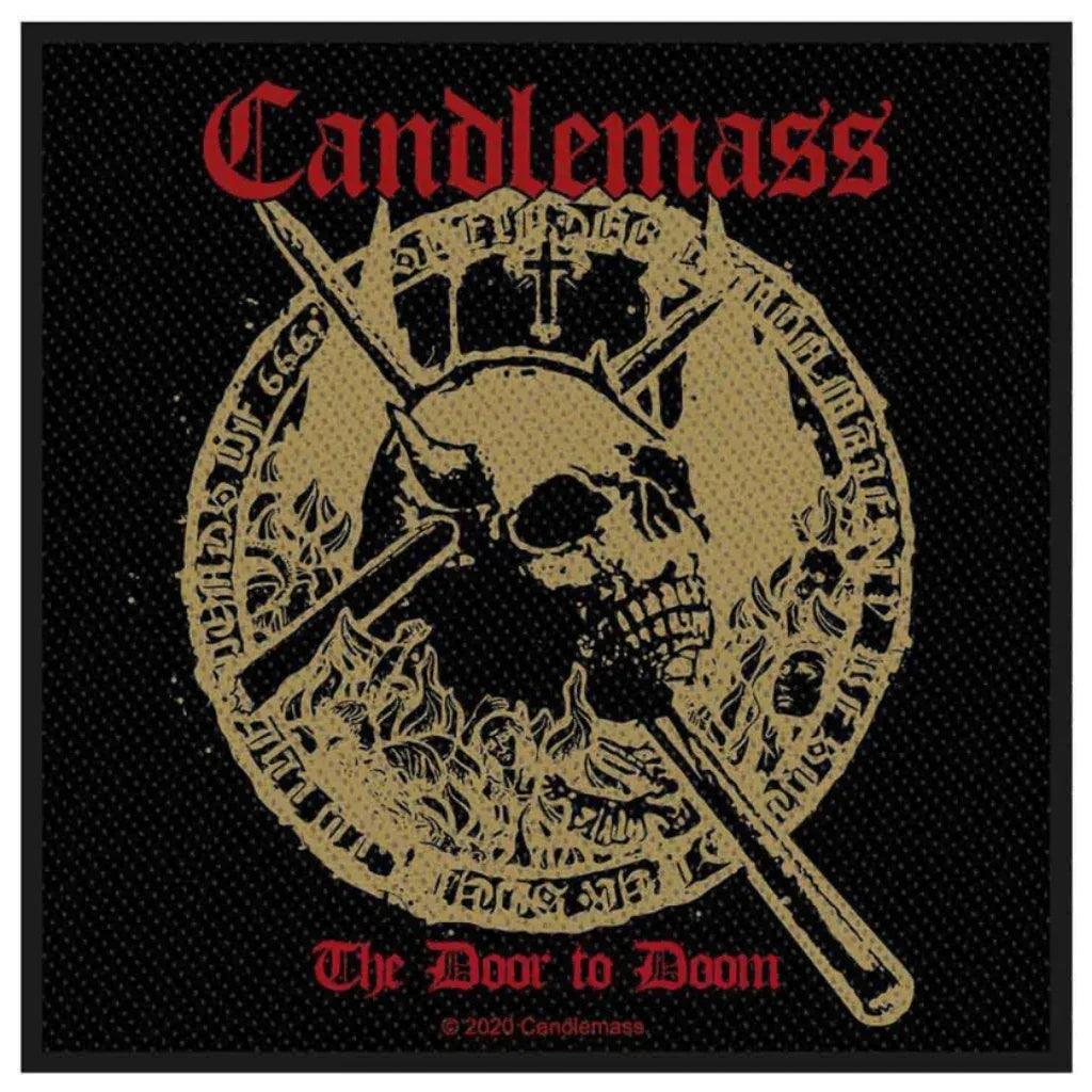 Candlemass-Patch-Aufnaeher-The-Door-to-Doom - Totenkopf.com