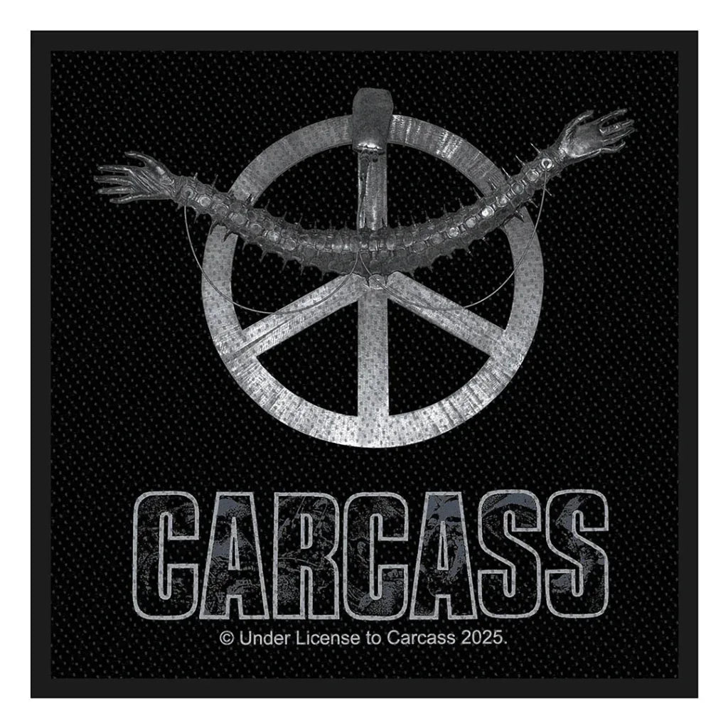 Carcass Patch · Heartwork (10cm x 10cm) - Totenkopf.com
