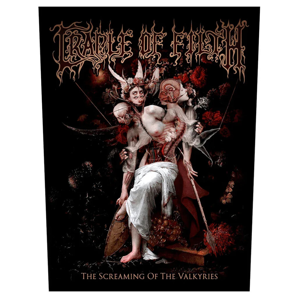Cradle Of Filth Backpatch Rückenaufnäher · Screaming Of The Valkyries - Totenkopf.com