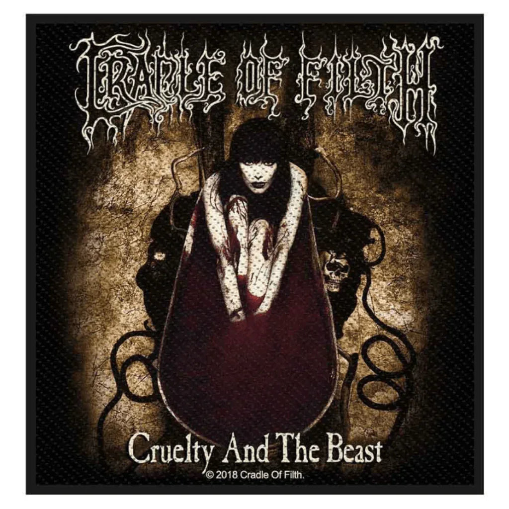 Cradle Of Filth Patch · Cruelty And The Beast (10cm x 10cm) - Totenkopf.com