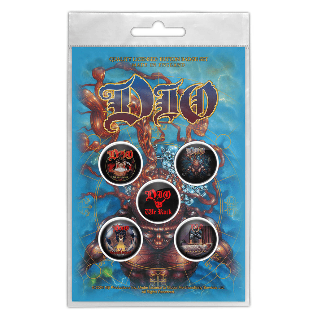 DIO Button · Strange Highways · Band Merch