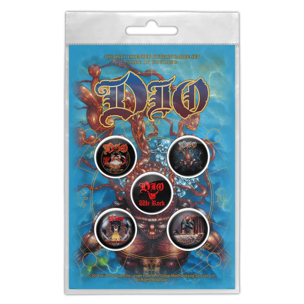 DIO Button Anstecker · Strange Highways (Ø 25mm / 5er Set) - Totenkopf.com