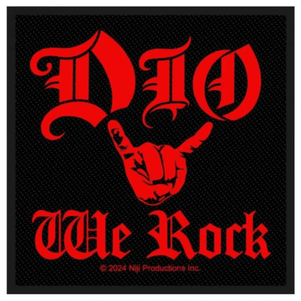 DIO Patch · We Rock (10cm x 10cm) - Totenkopf.com