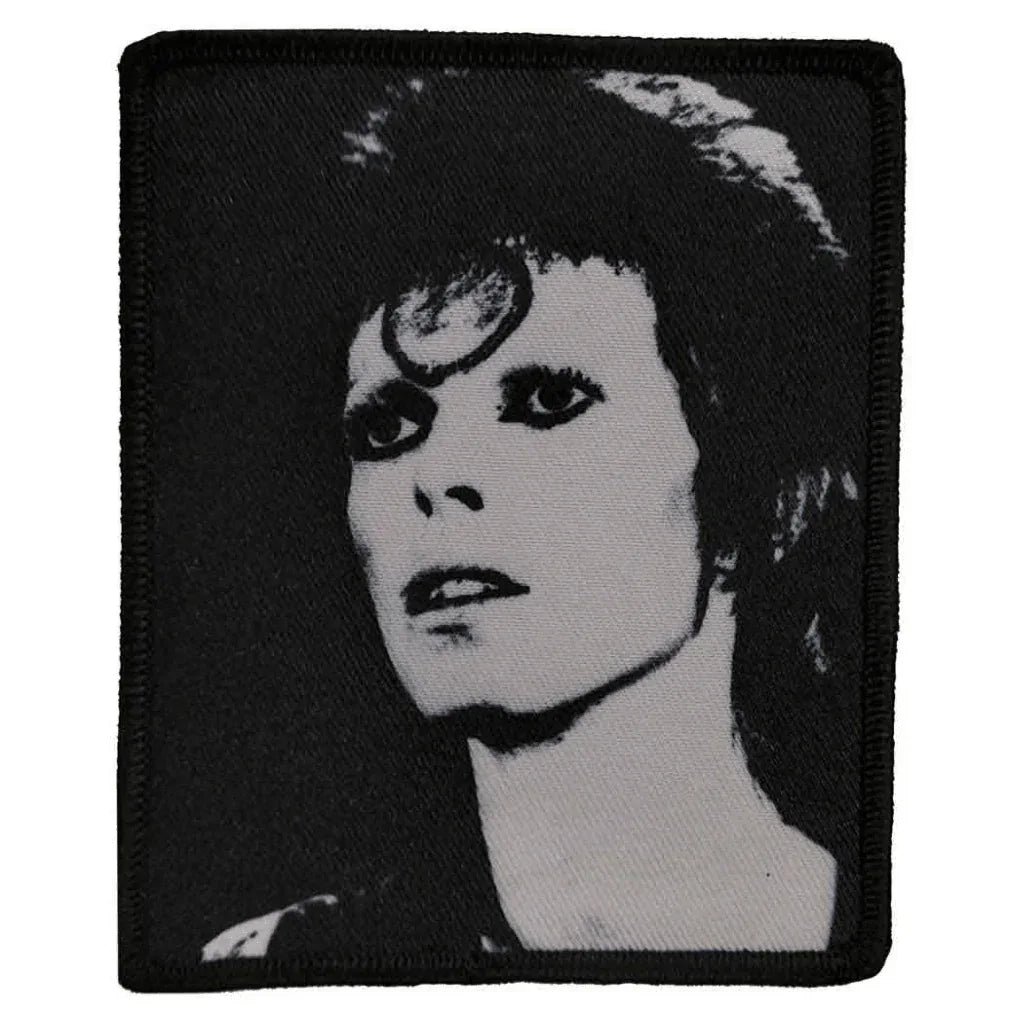 David Bowie Patch · Black & White Photo (9cm x 11cm) - Totenkopf.com