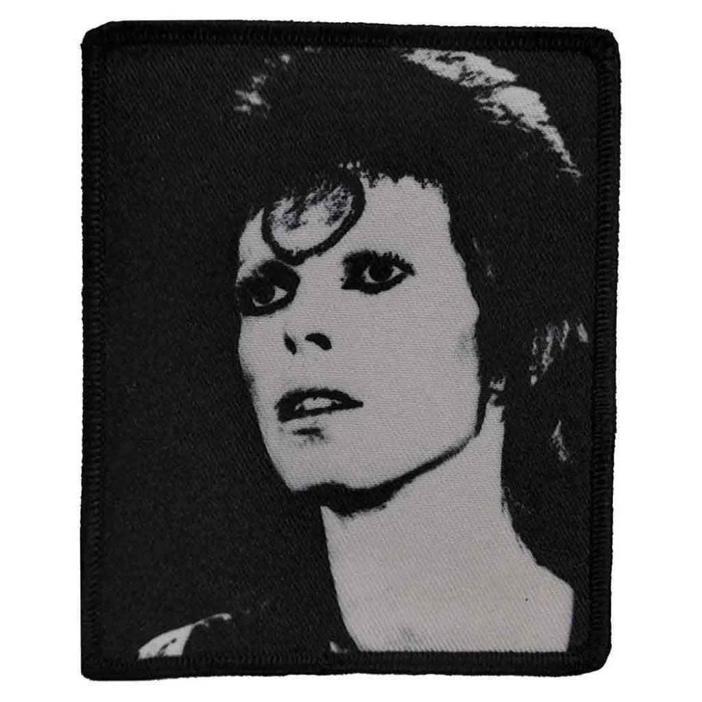 David-Bowie-Patch-Black-and-White - Totenkopf.com