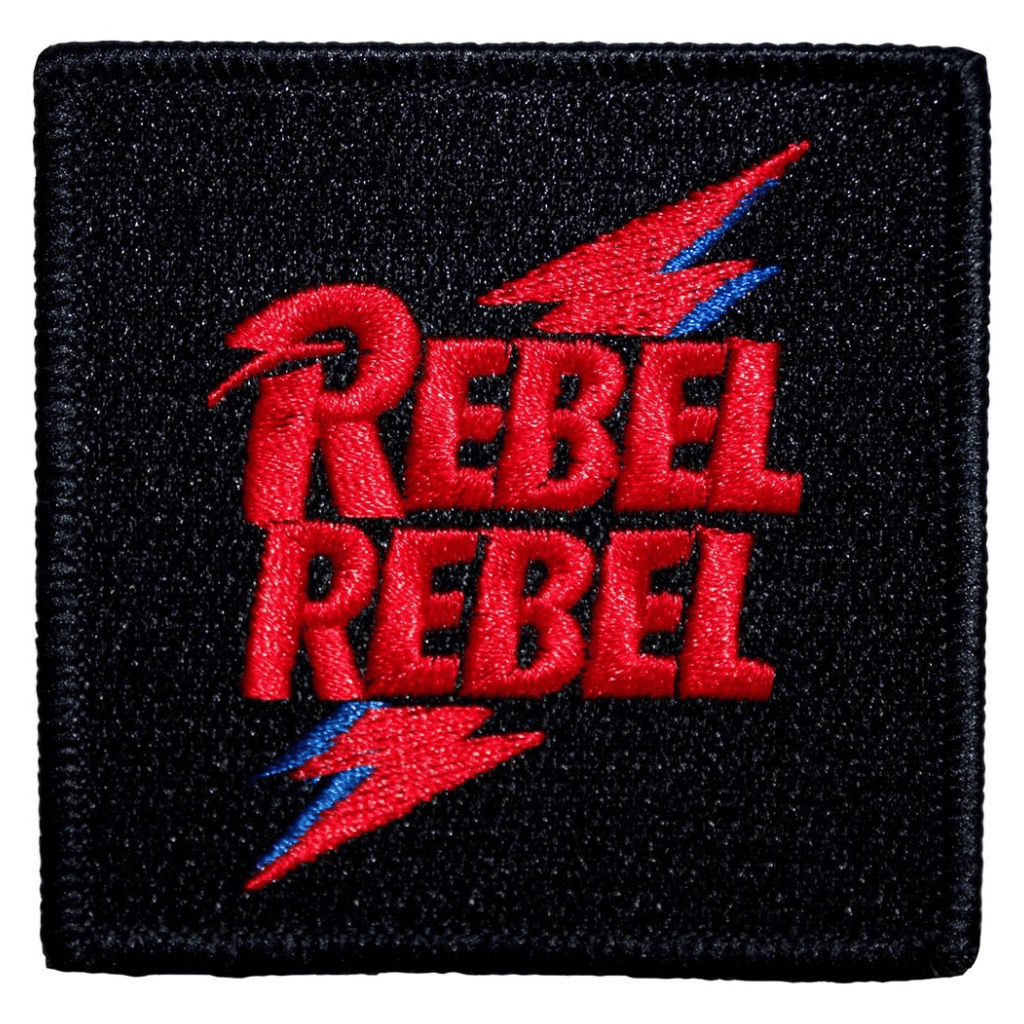 David Bowie Patch · Rebel Rebel (7cm x 7cm)