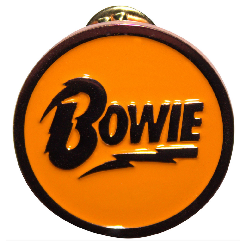David Bowie Anstecker Pin · Circle Logo