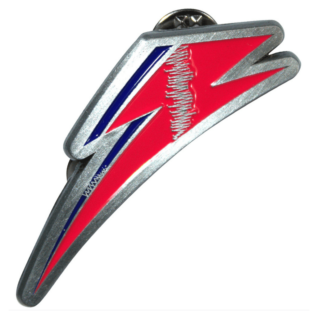 David Bowie Anstecker Pin · Flash
