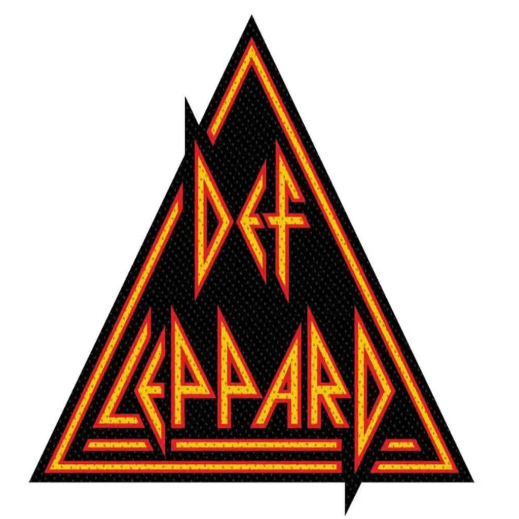 Def Leppard Patch · Logo Cut Out (8cm x 8cm) - Totenkopf.com