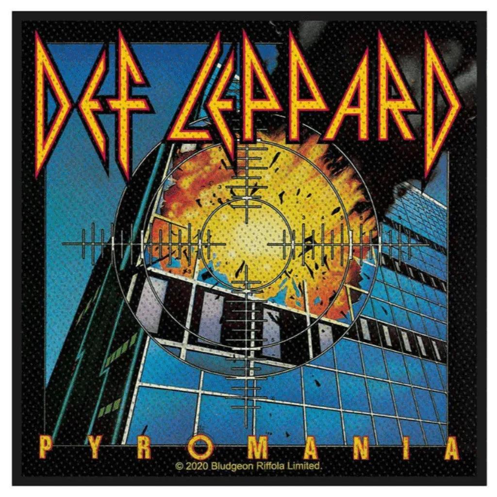 Def-Leppard-Aufnaeher-Patch-Pyromania - Totenkopf.com