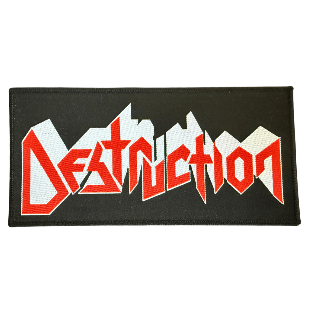 Destruction · Logo · Grosser Langer Super-Stripe (19cm x 9cm)