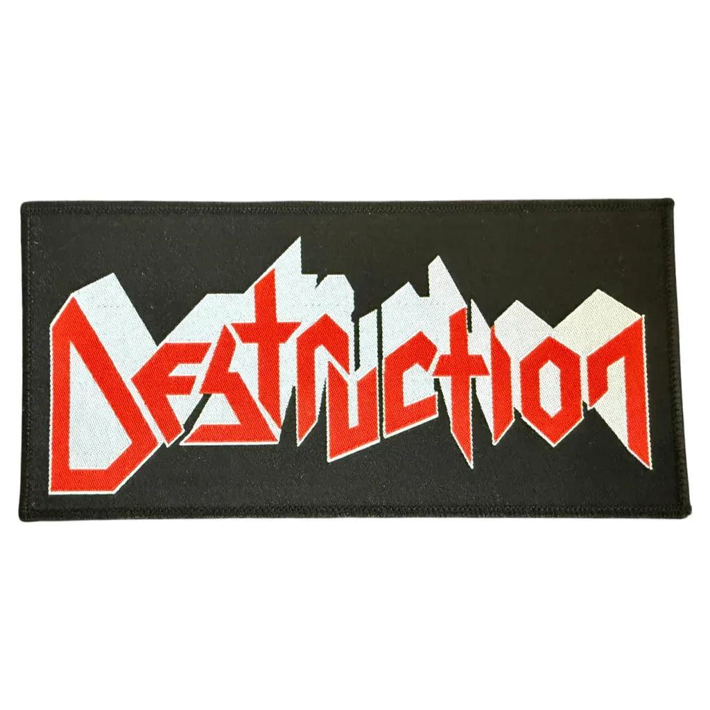 Destruction-Patch-Langer-Logo-Stripe - Totenkopf.com