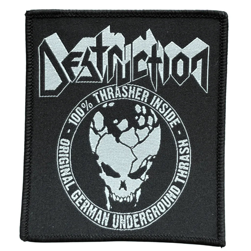 Destruction Patch · 100% Thrasher Inside (9cm x 10cm) - Totenkopf.com