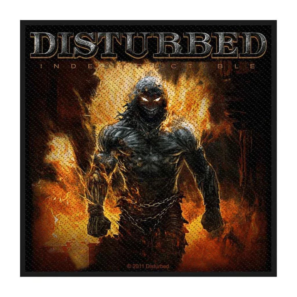 Disturbed-Merch-Patch-Indestructible - Totenkopf.com