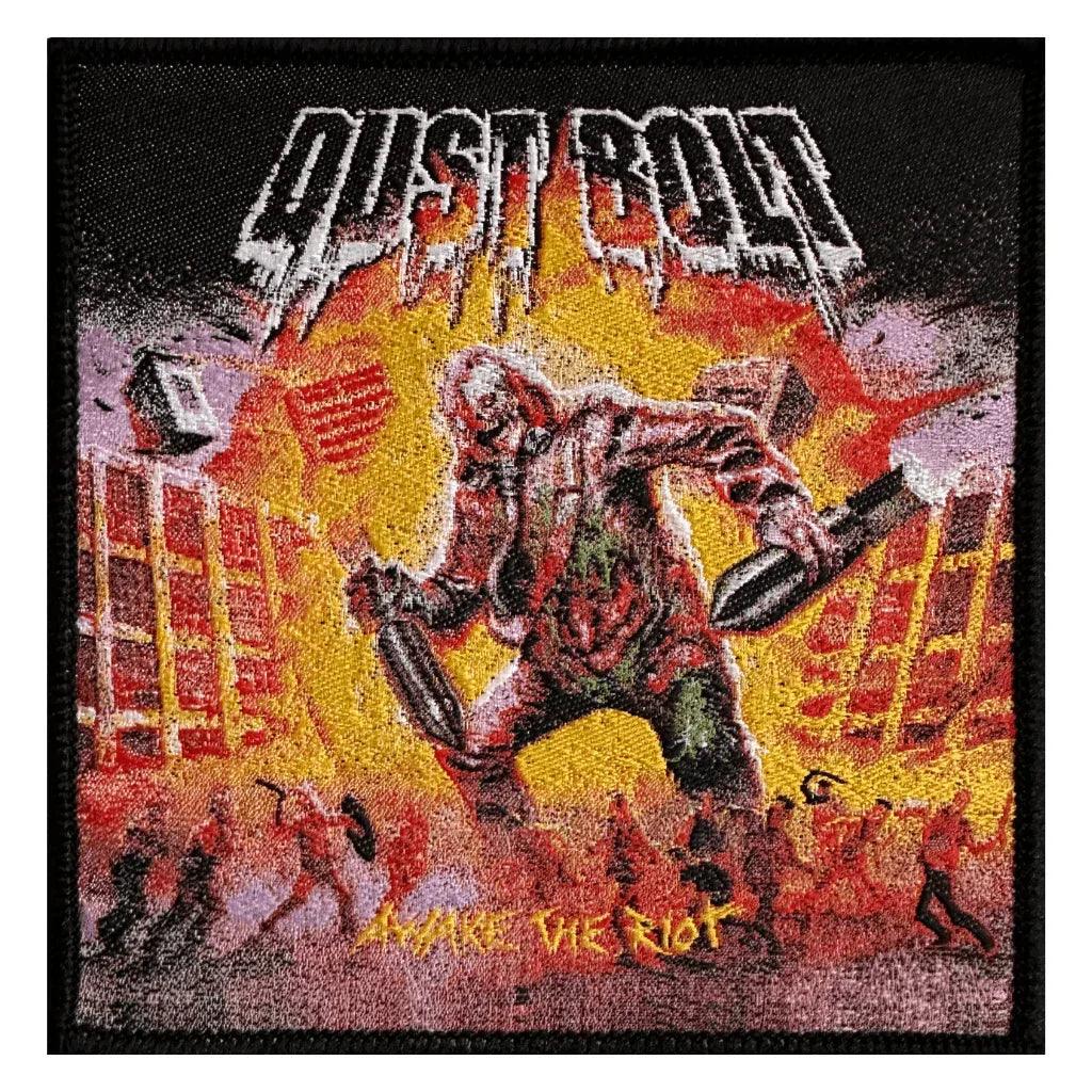 Dust-Bolt-Patch-Aufnaeher-Awake-the-Riot - Totenkopf.com